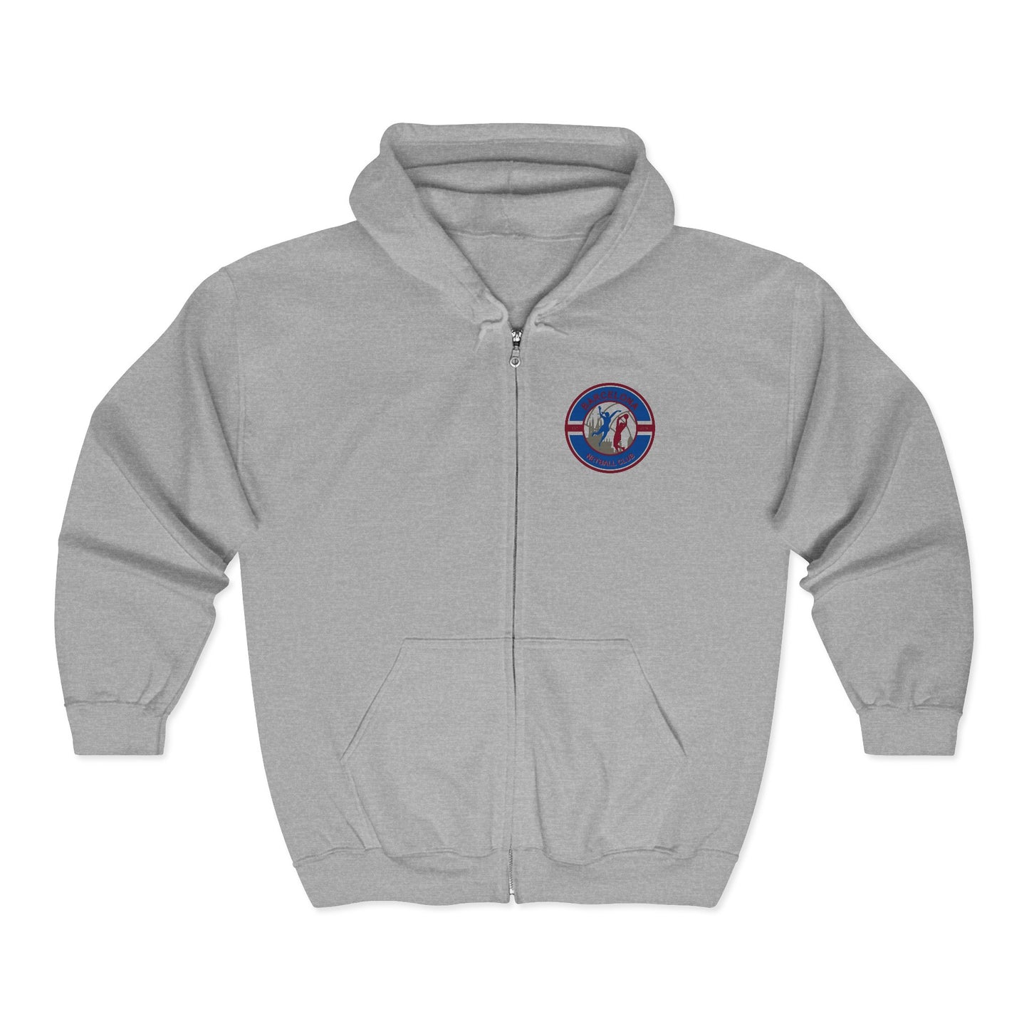 Barcelona Full Zip Hooded Sweatshirt