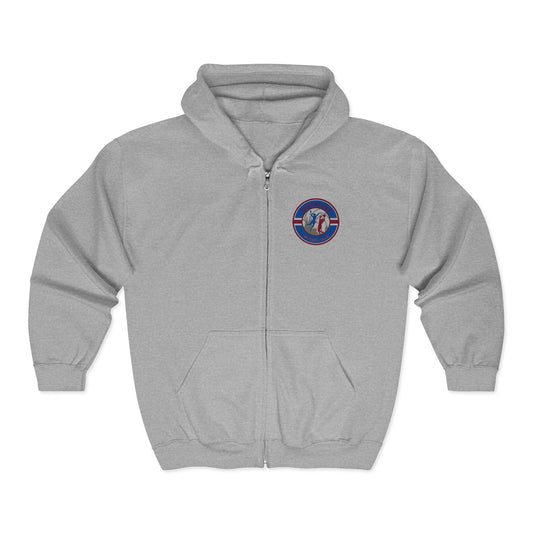 Barcelona Full Zip Hooded Sweatshirt